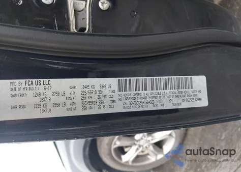 2017 Dodge Journey Crossroad Plus z USA, uszkodzony, nr VIN 3C4PDCGB5HT684926